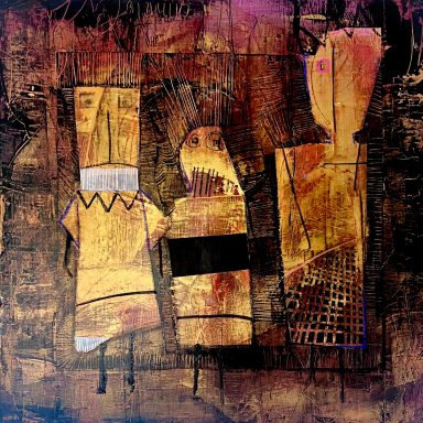 MES TOTEMS - 80x80cm