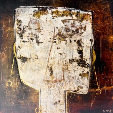 L'HOMME AUX DEUX VISAGES - 80x80cm
