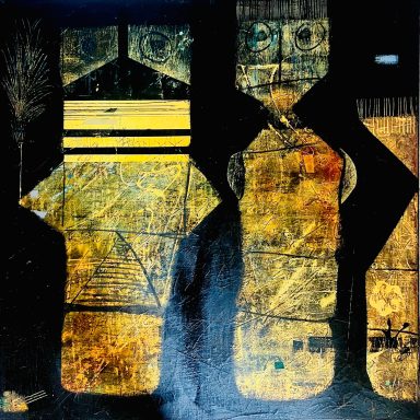MA PART D'AFRIQUE - 80x80cm