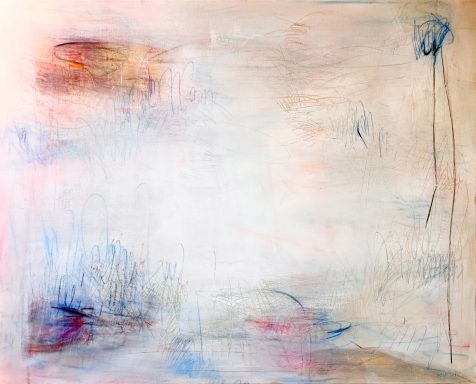 LE GRAND DESORDRE DES ELEMENTS - 100x80cm - Acrylique, pastels - 2300€.