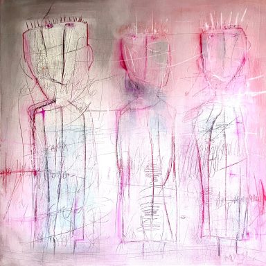 LES POÊTES REGARDENT LE MONDE - 80x80cm
