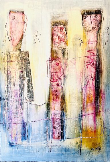 LES LIENS QUI NOUS UNISSENT - 130x90cm